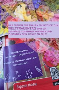 Blumensamen-Päckchen im Bild zu sehen und das Bild verlinkt zum entsprechendem Beitrag auf Facebook. 